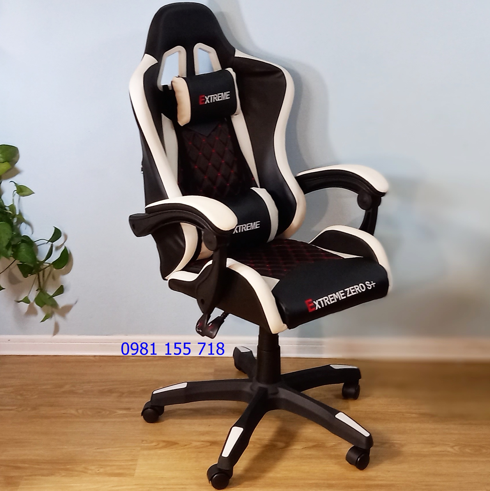 ghe gaming gia re mau den trang dmf